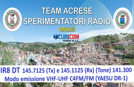 IR8 DT - Ponte Radio Amatoriale VHF